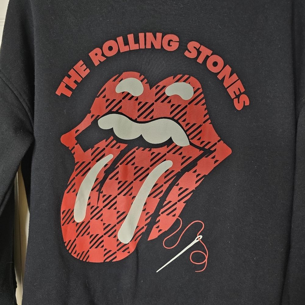 Rolling Stones Black NWOT sweatshirt  unisex‎ M - Picture 2 of 11